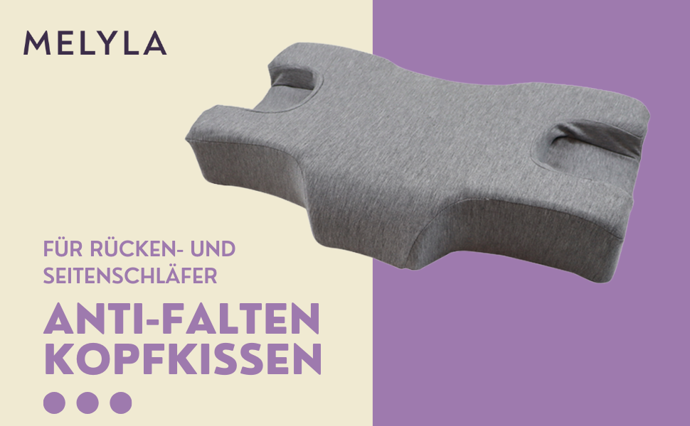 Melyla Anti-Falten Kissen