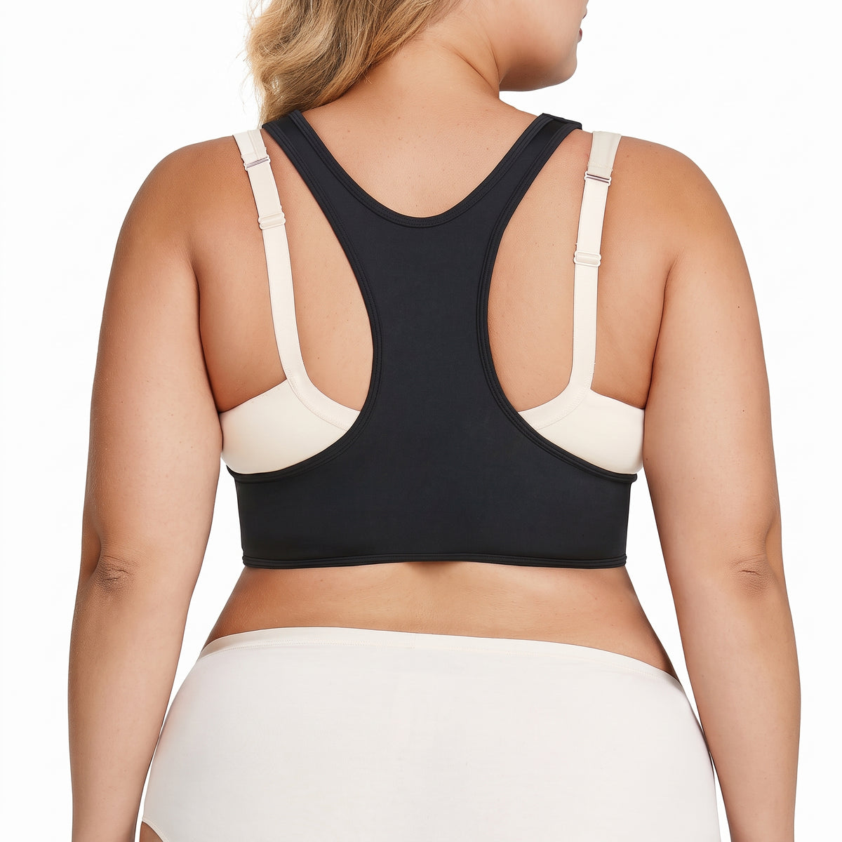 Model mit Anti-Falten BH Rücken