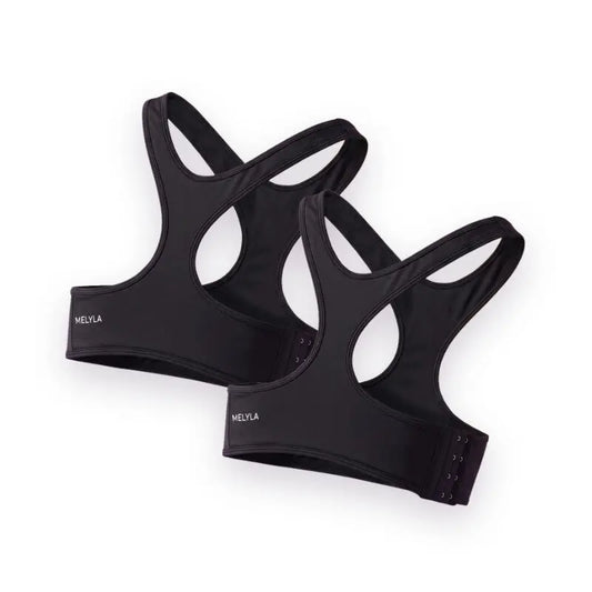 2× MELYLA Anti-Falten Schlaf BH — Doppelpack gegen Schlaffalten MELYLA